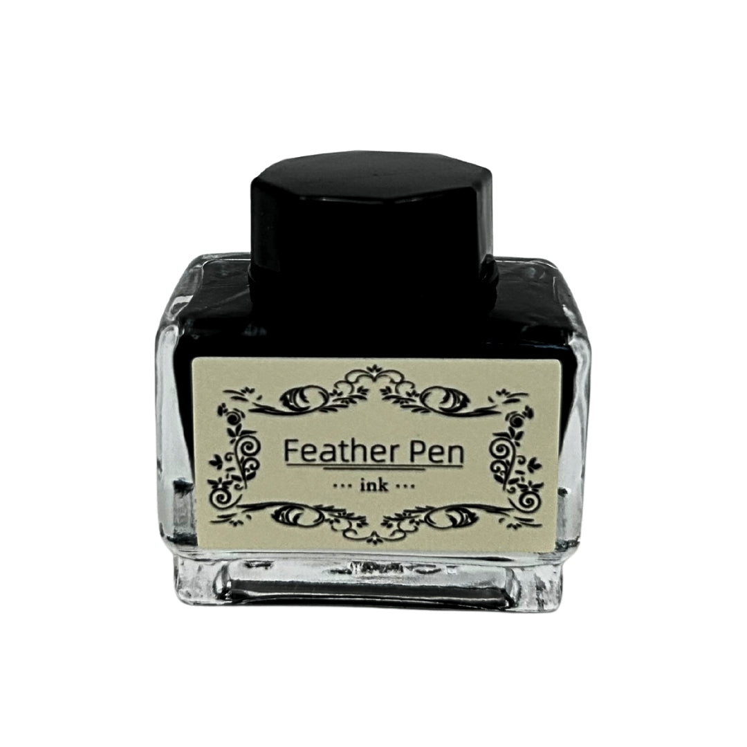 Retro Kalligráfia Készlet Vintage Libatollal + 6 Heggyel + Tintával