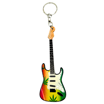 Bob Marley gitár kulcstartó