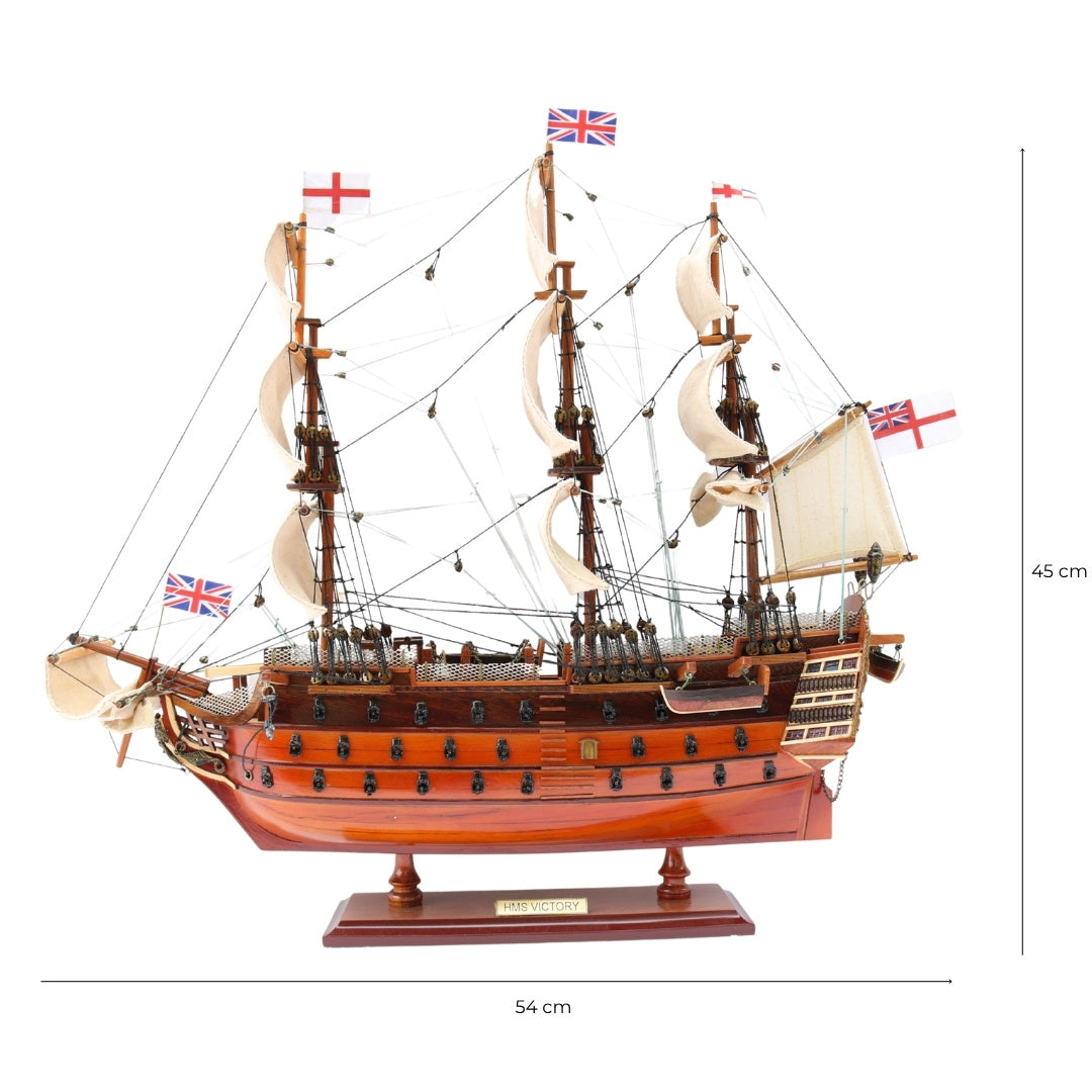 HMS Victory vitorláshajó modell - 54 cm