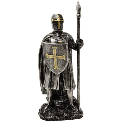 Lovag figura lándzsával - Magasság 20 cm Polirezin
