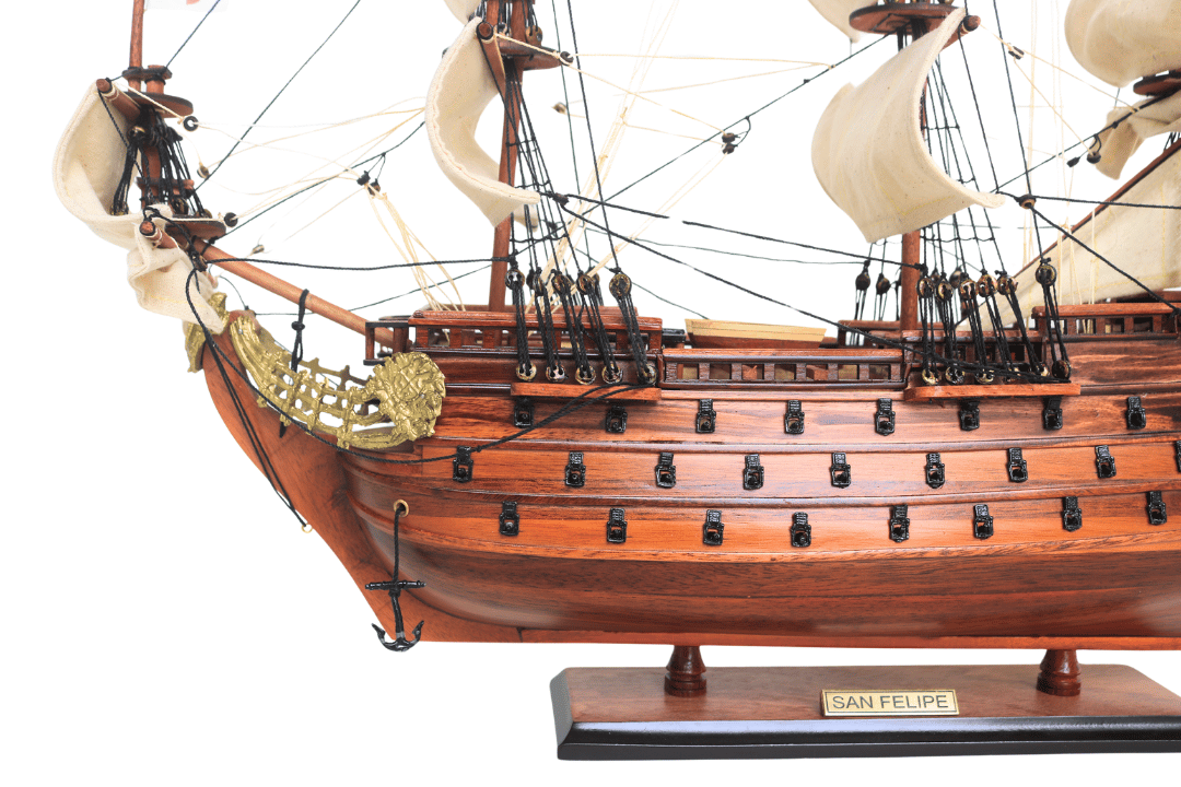 San Felipe vitorláshajó modell - 45 cm