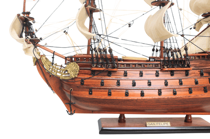 San Felipe vitorláshajó modell - 45 cm