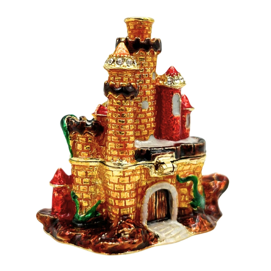 Exkluzív kristályokkal díszített ékszerszekrény – Kastély