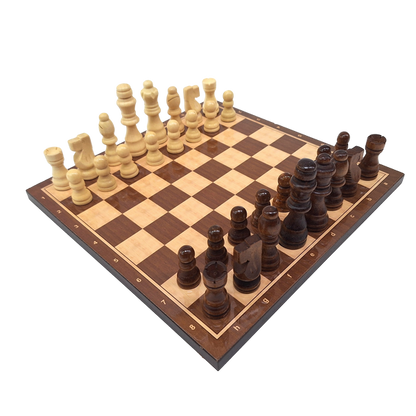 Klasszikus fa sakk - 27 x 27 cm