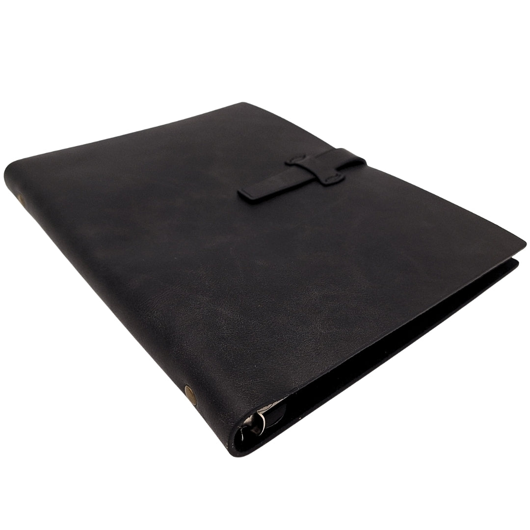 Elegáns bőr jegyzetfüzet A5 Vintage Retro zárral