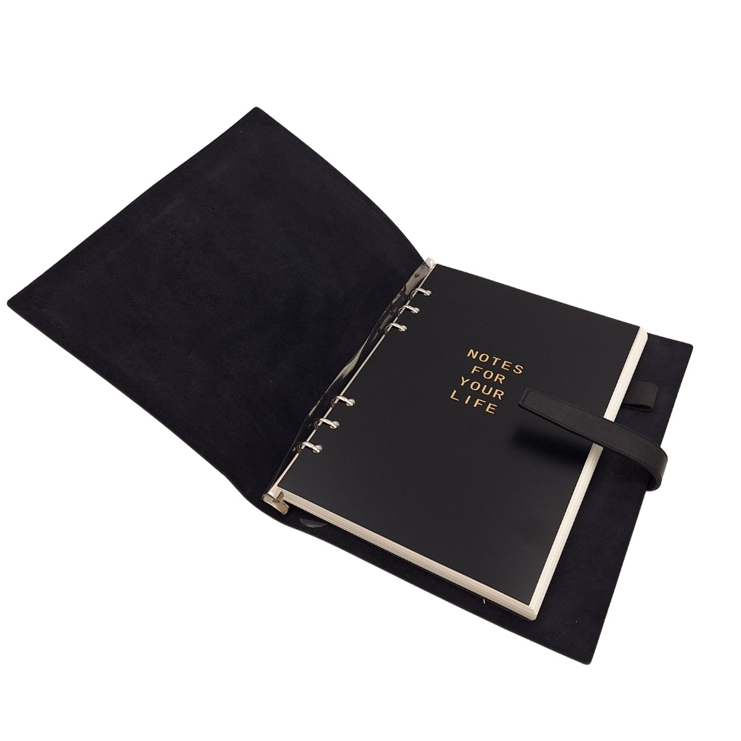 Elegáns bőr jegyzetfüzet A5 Vintage Retro zárral