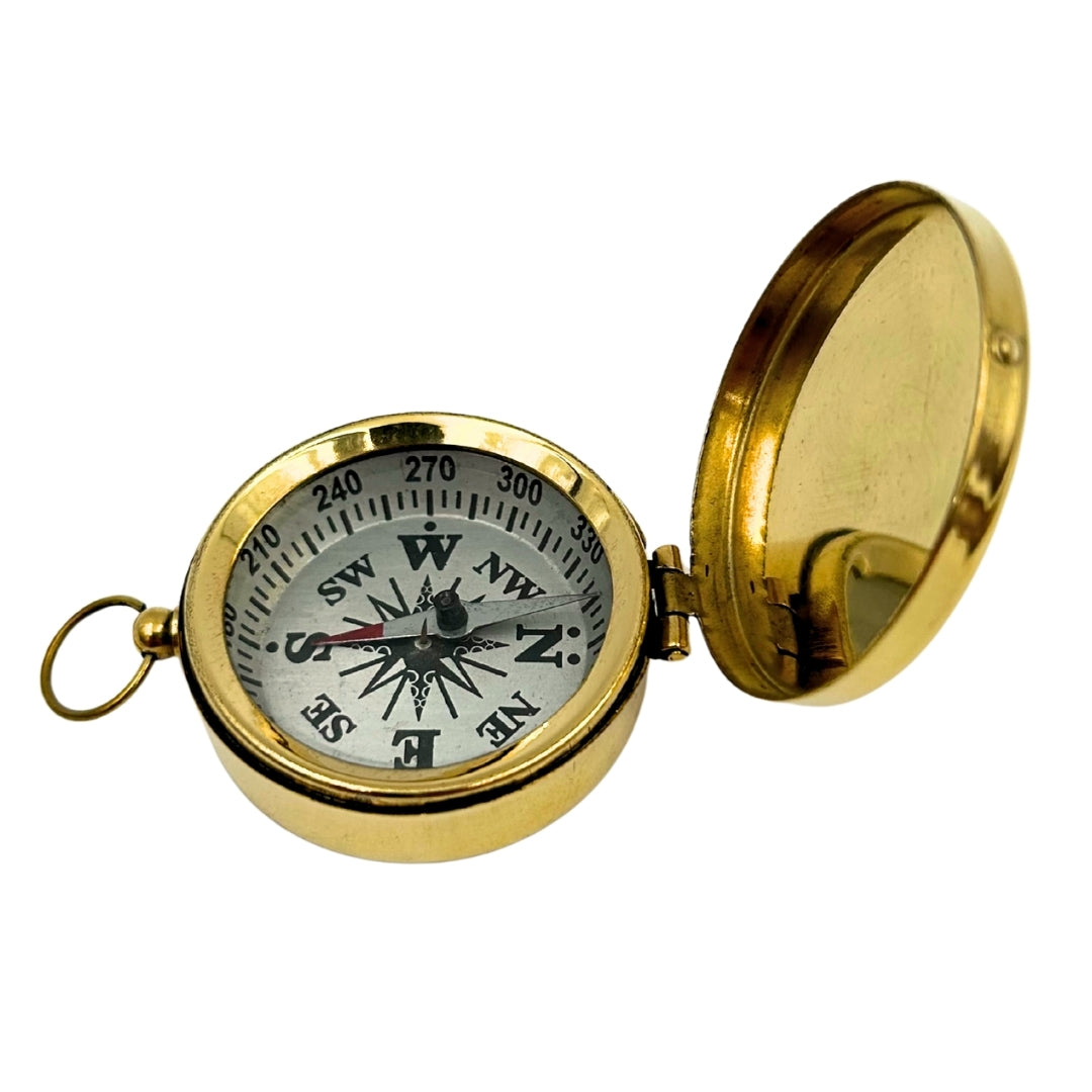 Réz iránytű burkolattal