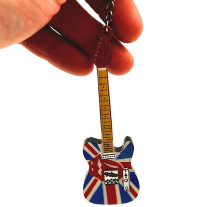 A The Rolling Stones gitár kulcstartó