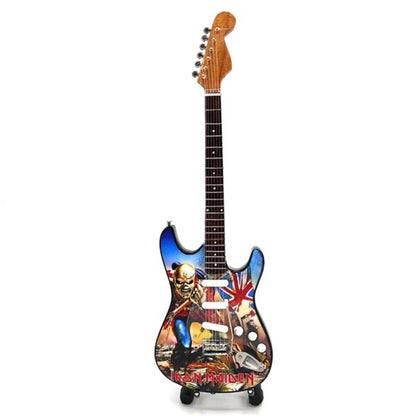 Mini dekorációs gitár - Iron Maiden - The Trooper