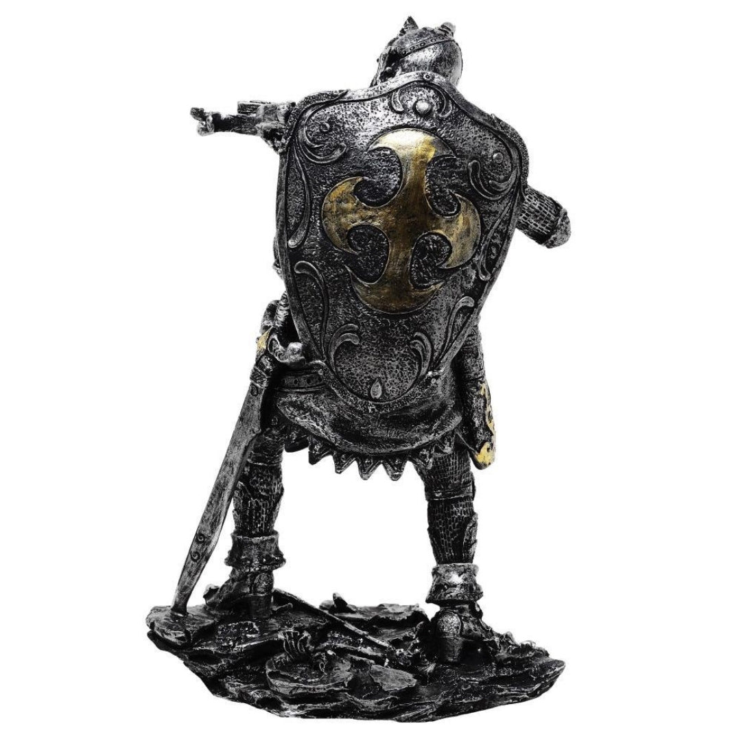 Középkori lovag számszeríjjal figura 20 cm