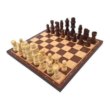 Klasszikus fa sakk - 27 x 27 cm