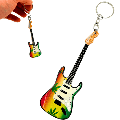 Bob Marley gitár kulcstartó