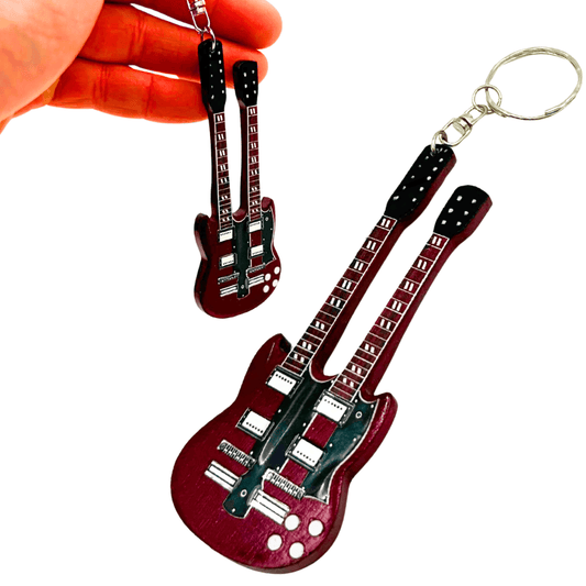 Led Zeppelin gitár kulcstartó - Jimmy Page