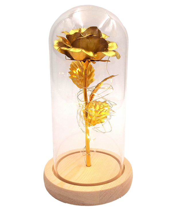 Éjjeli lámpa - rózsa - LED