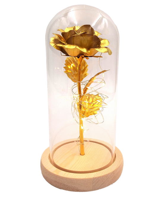 Éjjeli lámpa - rózsa - LED