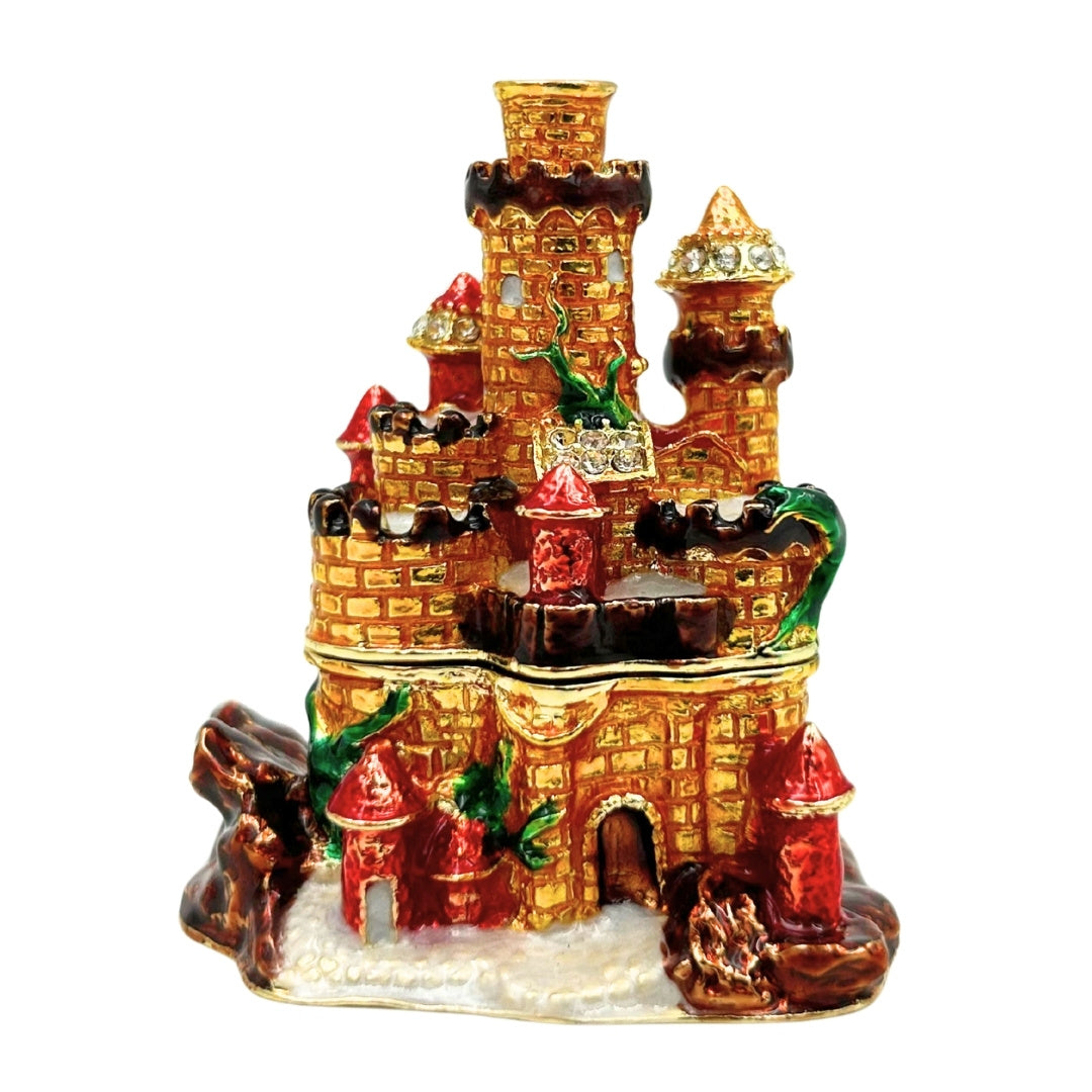 Exkluzív kristályokkal díszített ékszerszekrény – Kastély