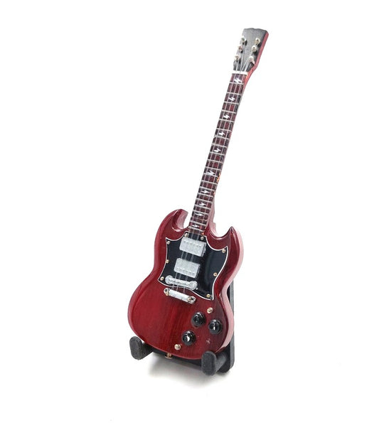 Mini gitár 15 cm - Angus Young stílusú