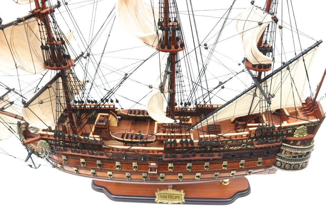 San Felipe vitorláshajó modell - 80 cm