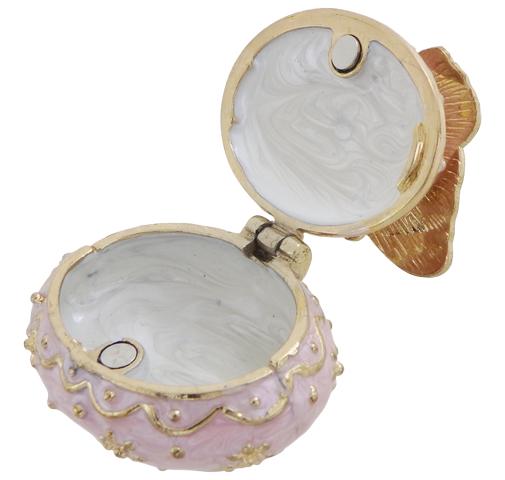 Egyedi fém ékszerdoboz - Pillangó