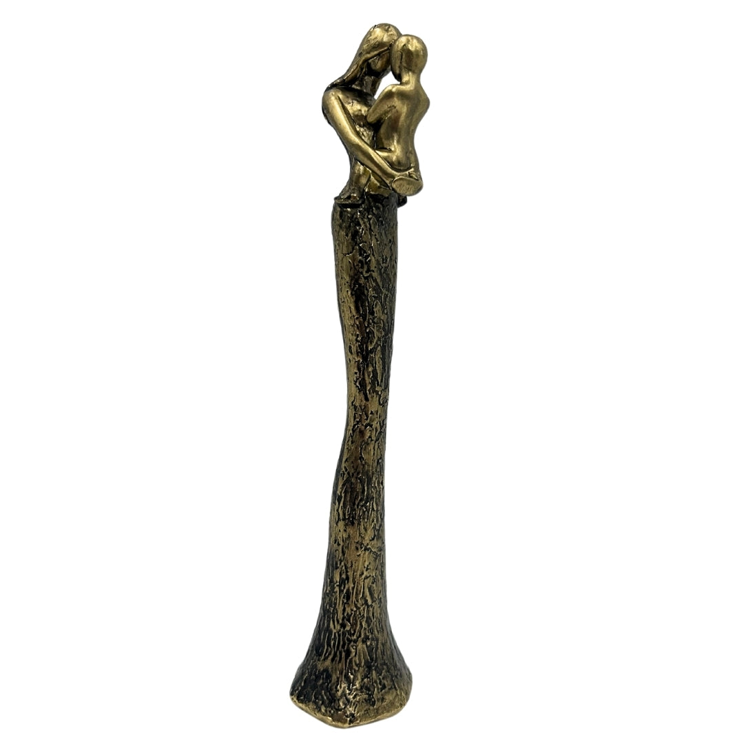 Díszfigura Anya gyermekkel - A család szimbóluma - Magasság 26,8 cm