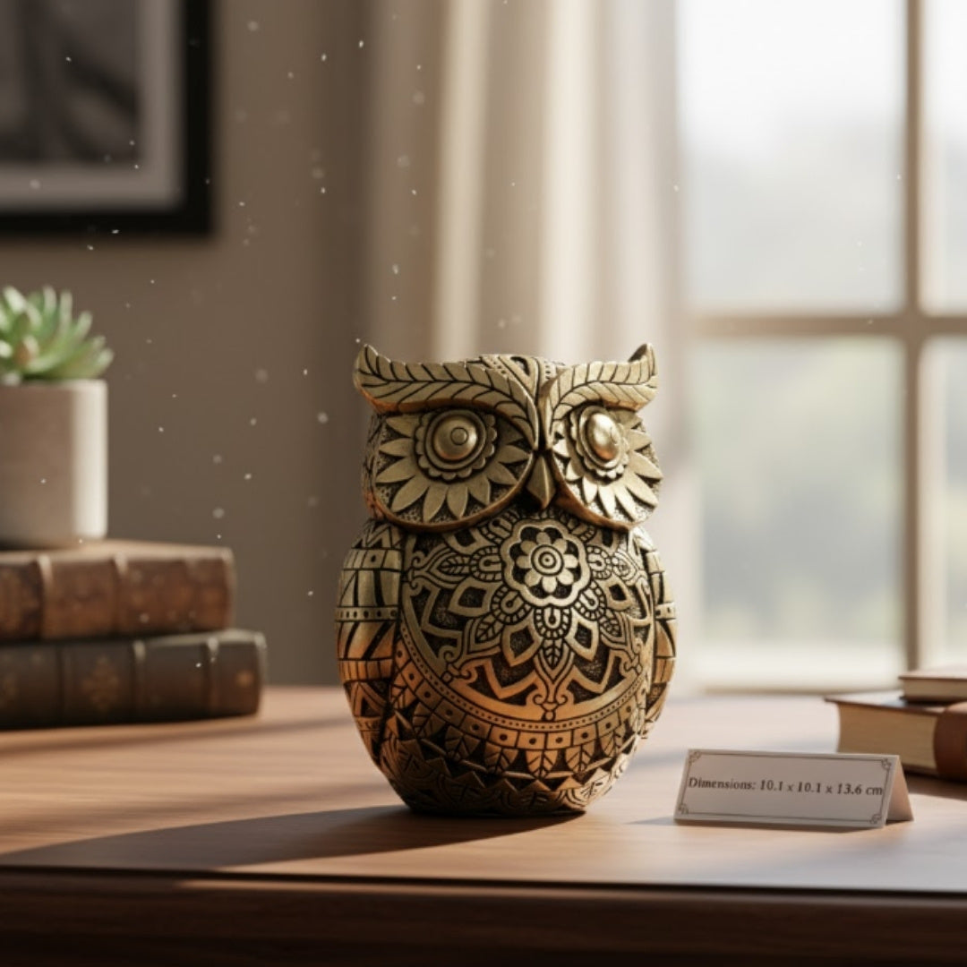 Bagoly - a bölcsesség jelképe - dekoráció