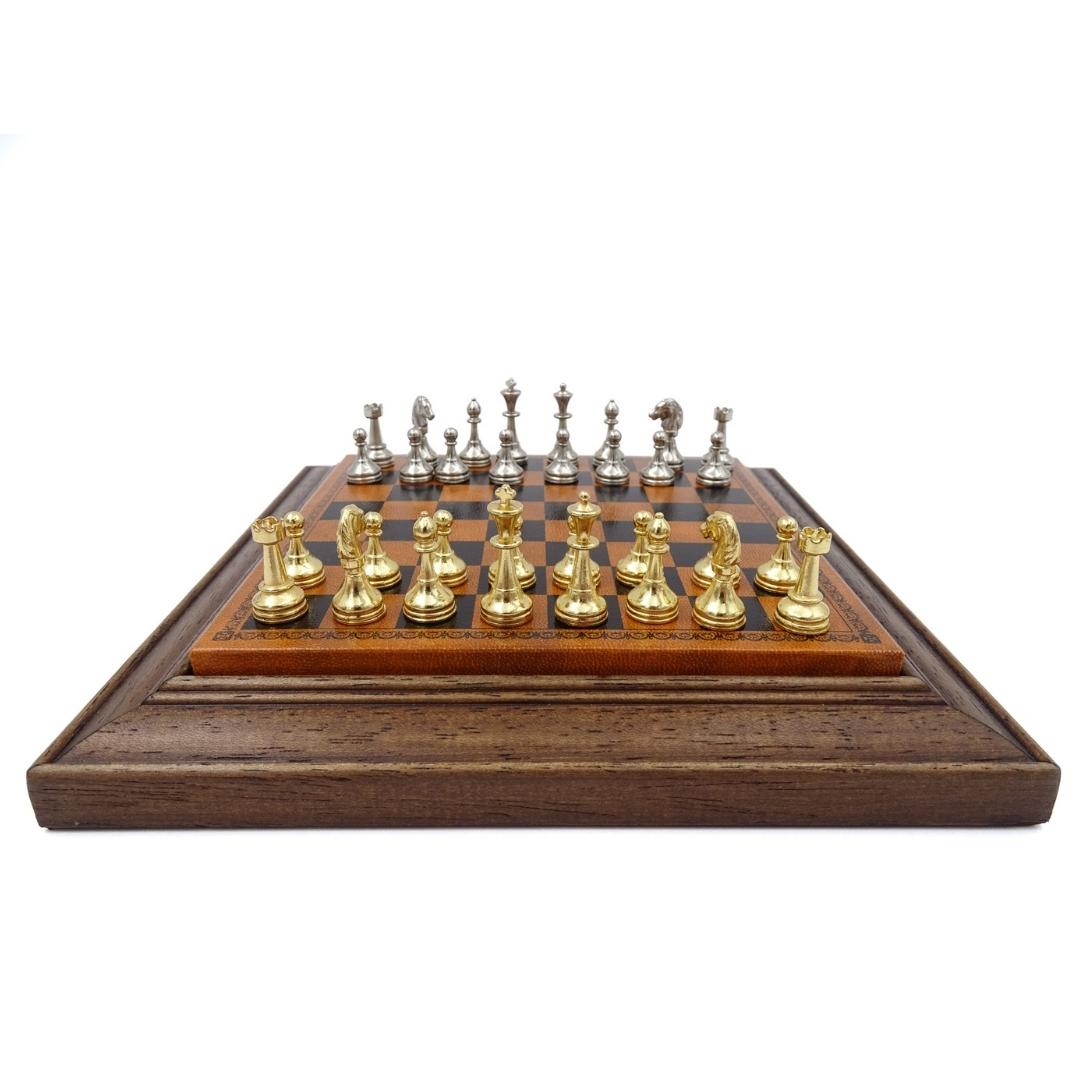 Italfama exkluzív mágneses fém sakk 18x18 cm