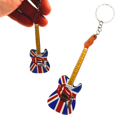 A The Rolling Stones gitár kulcstartó