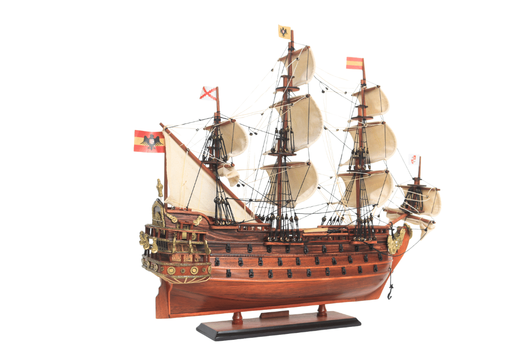 San Felipe vitorláshajó modell - 45 cm