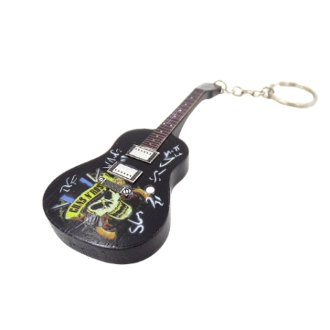 Guns N' Roses Emlék gitár kulcstartó