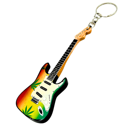 Bob Marley gitár kulcstartó