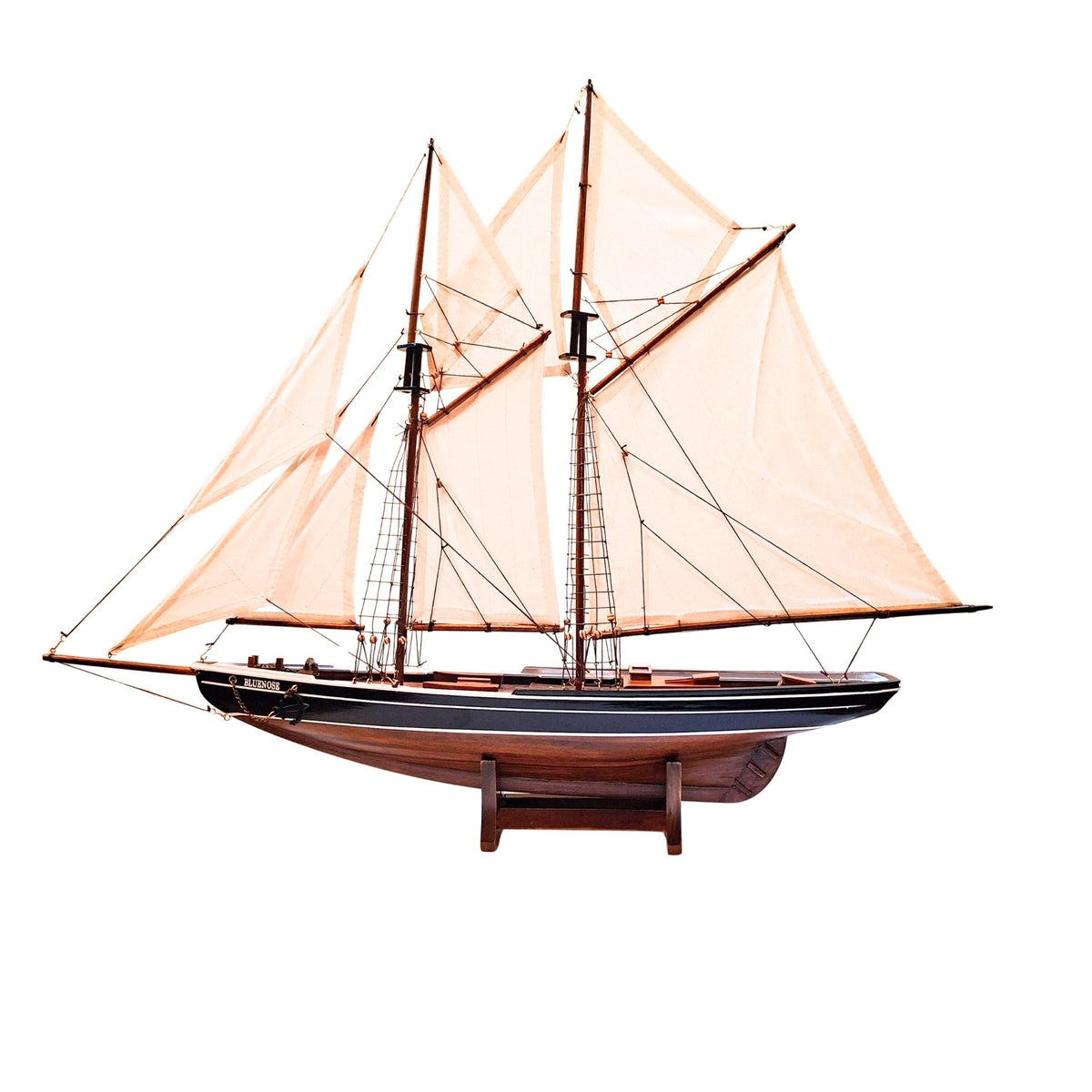 Bluenose sóner modell – tengerészeti dekoráció – 78 cm