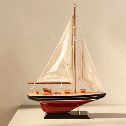 Fa vitorlás modell – 30x42 cm