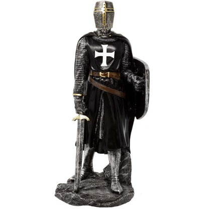 Lovag - keresztes - polirezin figura