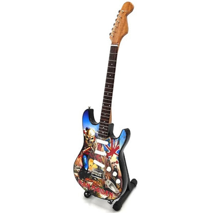 Mini dekorációs gitár - Iron Maiden - The Trooper