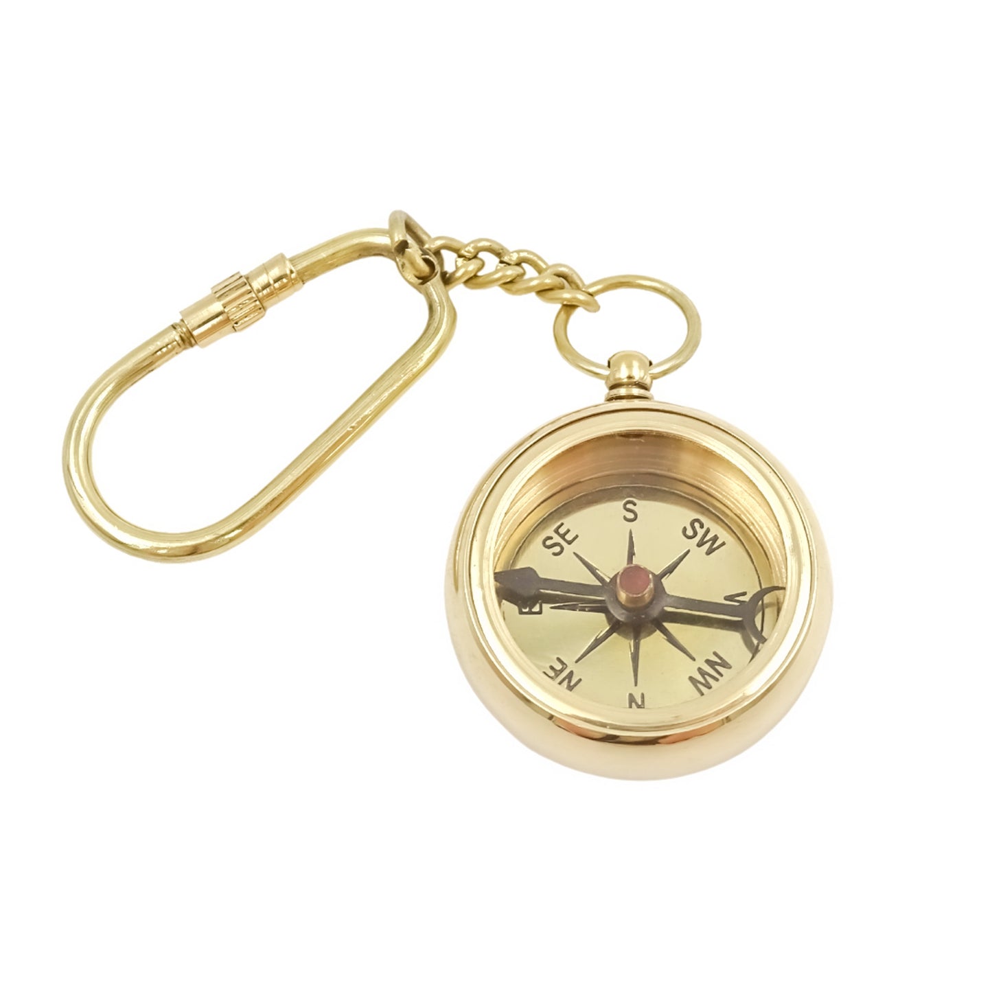 Fém iránytű kulcstartó