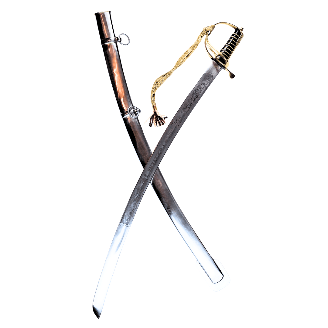 "Radziwiłłówka" lengyel lovassági szablya replika 1917-ből, "Becsület és Haza" felirattal