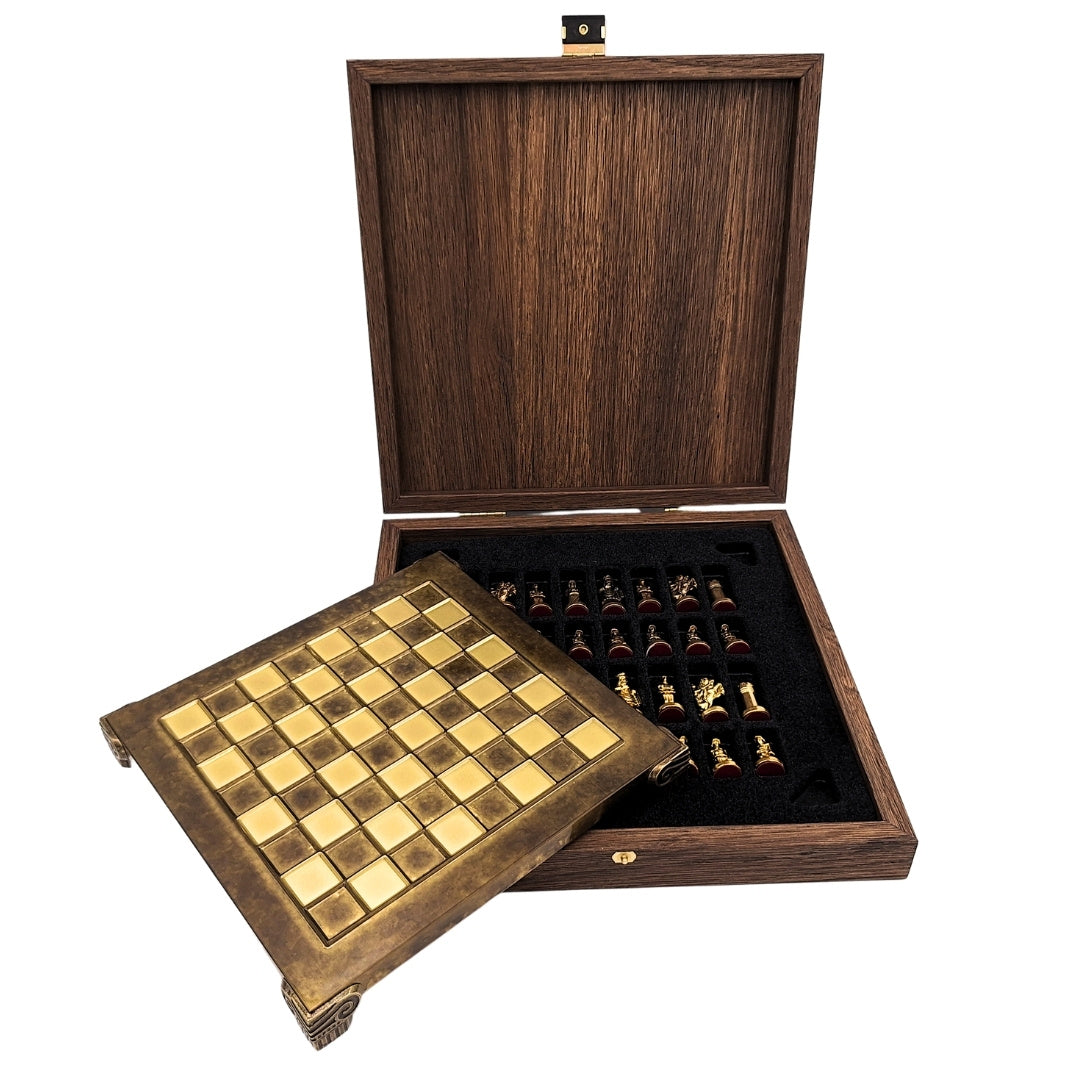 Exkluzív bizánci fém sakkfigurák