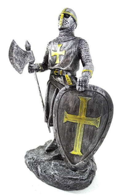 Lovag - Keresztes lovag - Dekoratív figura - Magasság 18cm