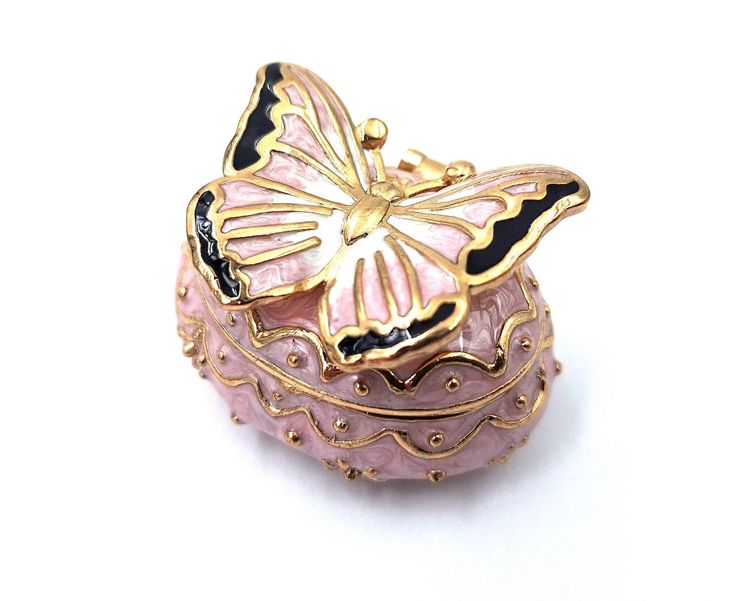 Egyedi fém ékszerdoboz - Pillangó