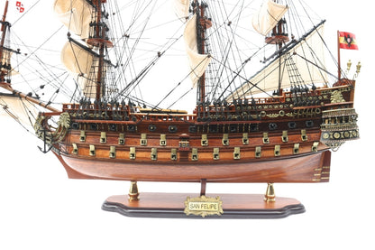 San Felipe vitorláshajó modell - 80 cm
