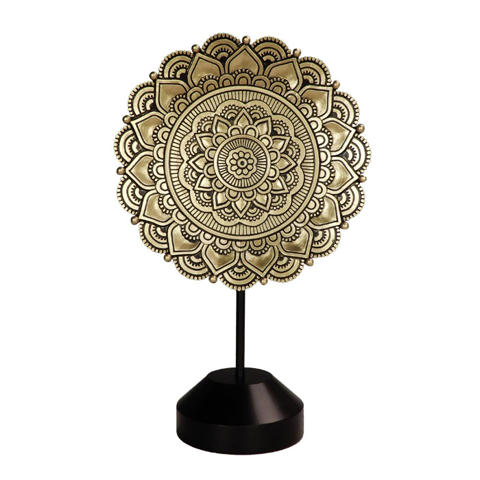 Ovális Mandala figura - Buddhista dekoráció - 35cm