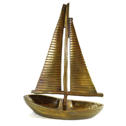 Jacht modell - alumínium - magasság 38cm