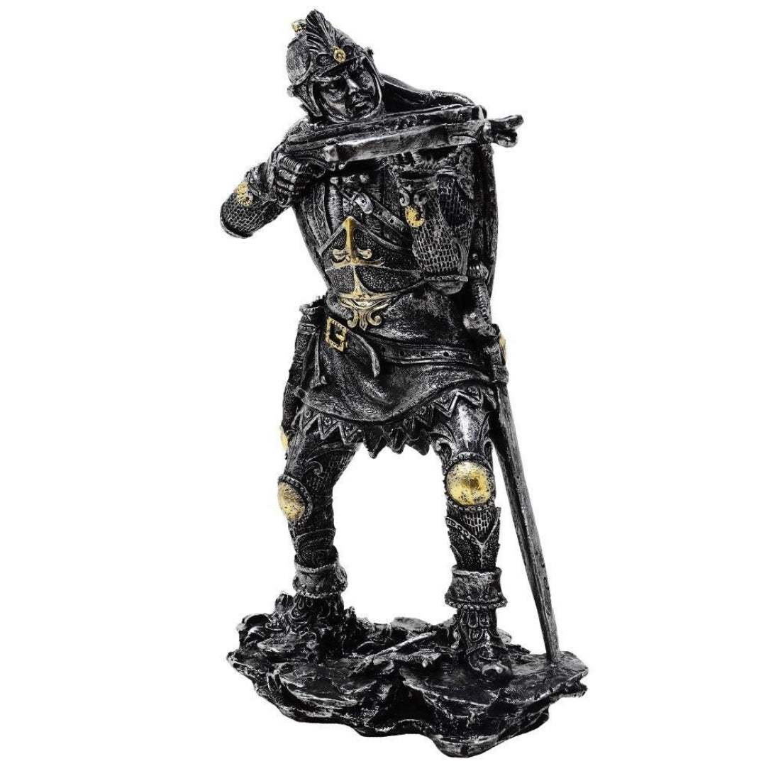 Középkori lovag számszeríjjal figura 20 cm