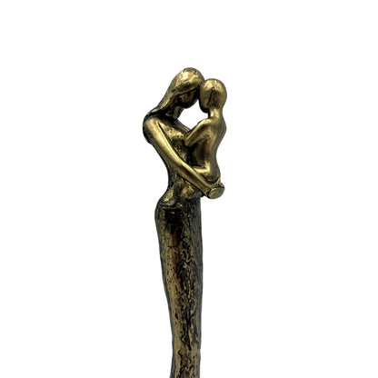 Díszfigura Anya gyermekkel - A család szimbóluma - Magasság 26,8 cm
