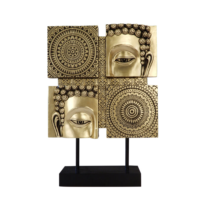 Buddhist Mandala figura - 4 darab -