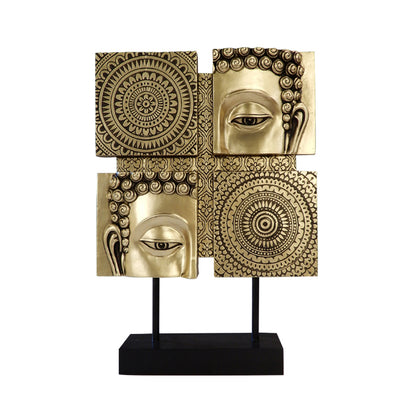 Buddhist Mandala figura - 4 darab -
