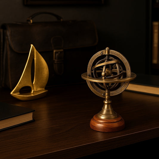 Kis sárgaréz asztroláb