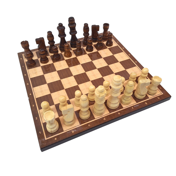 Klasszikus fa sakk - 27 x 27 cm