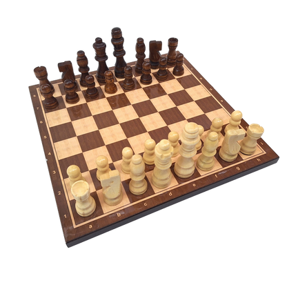 Klasszikus fa sakk - 27 x 27 cm
