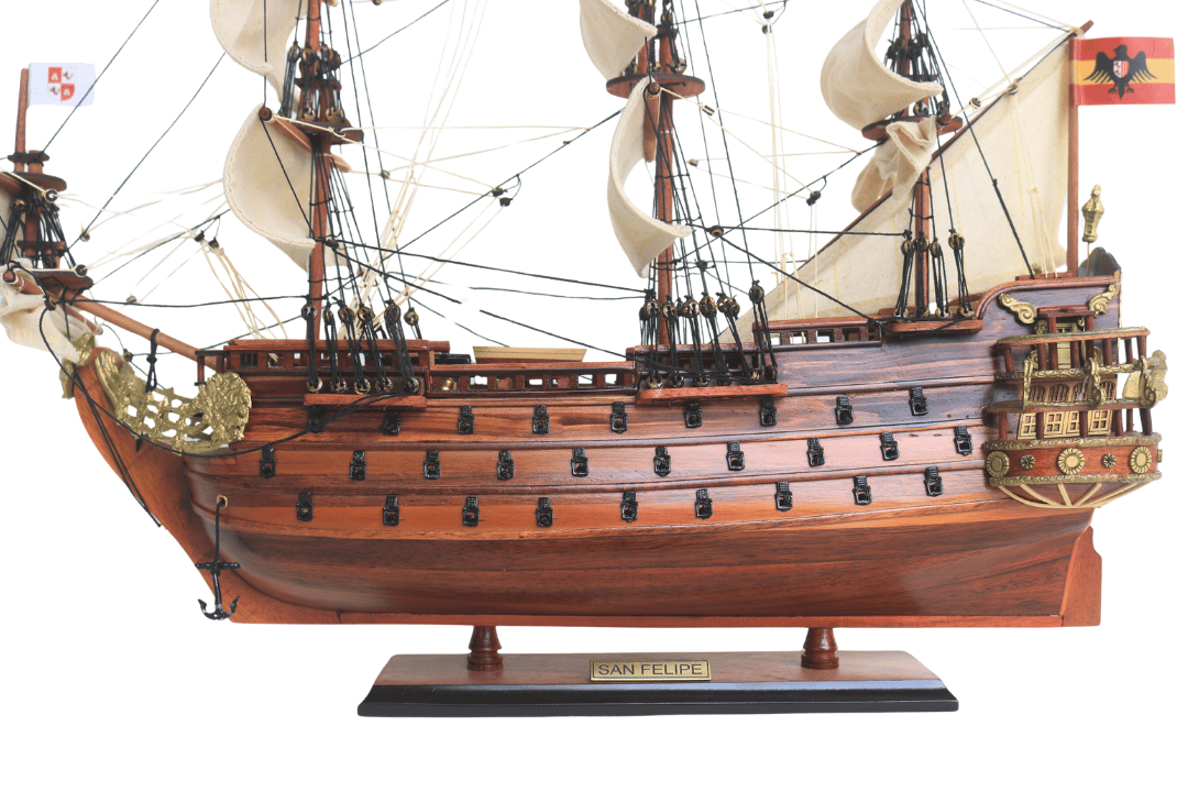 San Felipe vitorláshajó modell - 45 cm